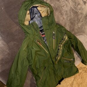 Burton Kids Olive Green Raincoat